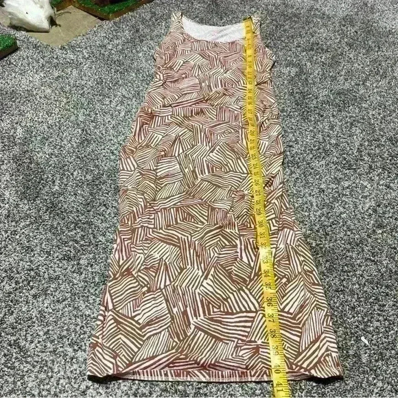 Isabel Maternity Ruched Long Printed Maxi Dress Size S - Picture 4 of 9